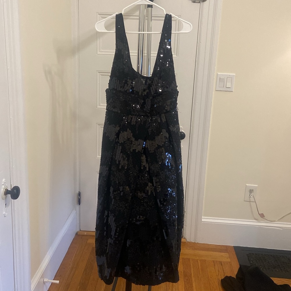 Milly Sequined Netting Stella Dress. NWT